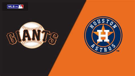 Estadisticas de jugadores de partidos de San Francisco Giants vs Houston Astros