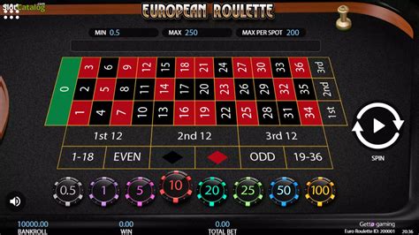 European Roulette Getta Gaming Leovegas