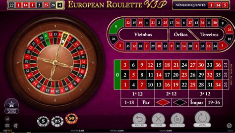 European Roulette Vip Betano