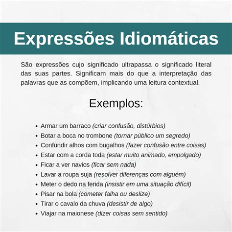 Expressoes Idiomaticas Poker Face