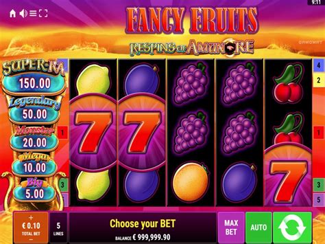 Fancy Fruits Respins Of Amun Re Slot - Play Online