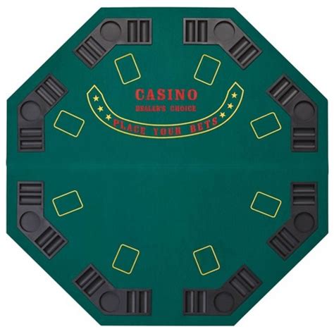 Fat Cat Poker Blackjack Mesa Dobravel Topper