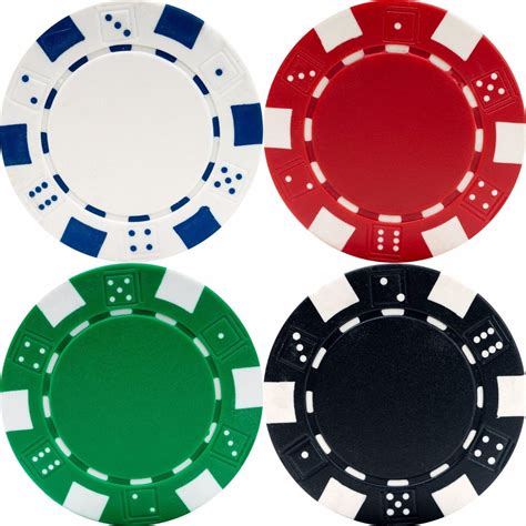 Feltro Vermelho De Fichas De Poker De Mesa