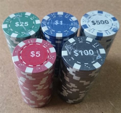 Ficha De Poker Valores Para 10 Dolares Comprar