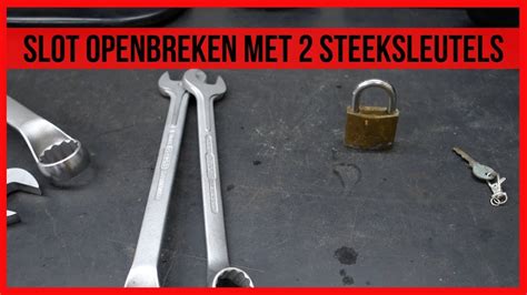 Fietsslot Openbreken Zonder Sleutel