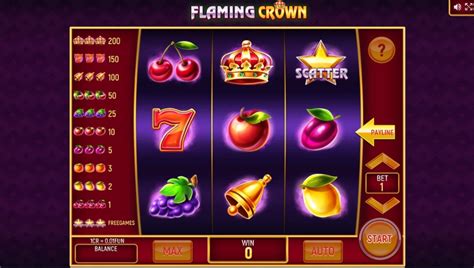 Flaming Crown Pull Tabs Parimatch