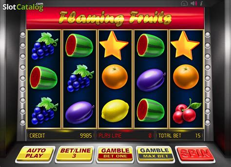 Flaming Fruit Slot Gratis