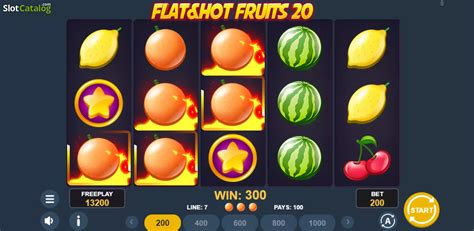Flat Hot Fruits 20 Slot Gratis