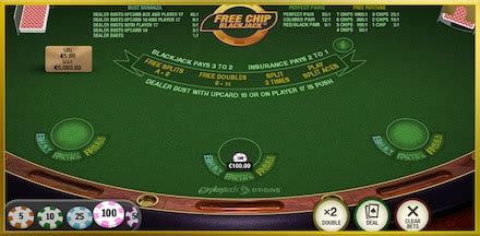 Free Chip Blackjack Novibet