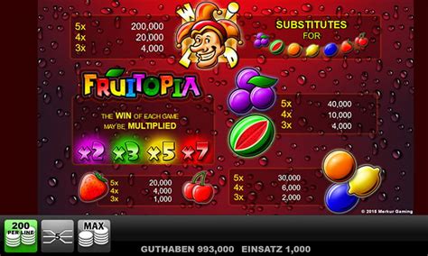 Fruitopia 888 Casino