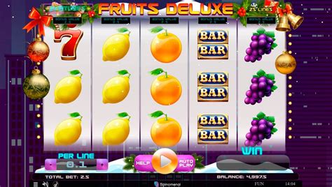 Fruits Deluxe Christmas Edition Slot Gratis