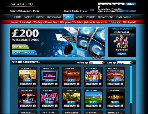 Gala Casino Vouchers