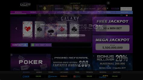Galaxy Poker Penipu
