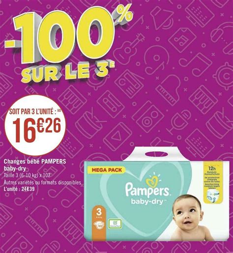 Geant Casino Promocao Pampers