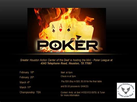 Grande Pilha De Poker League Houston