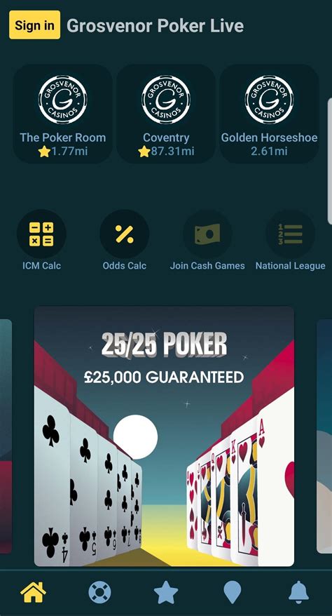 Grosvenor Poker Live App Android