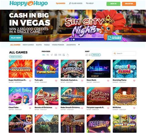 Happy Hugo Casino Bonus