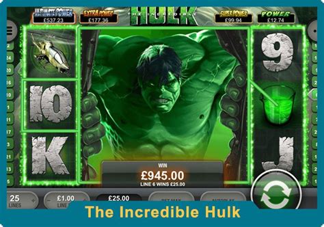 Incrivel Hulk Slots Online