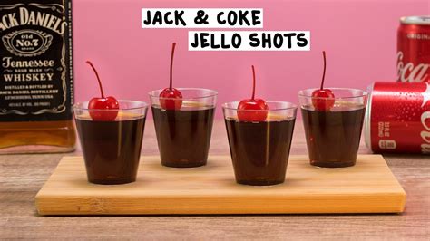 Jack Daniels Cereja Preta Jello Shots
