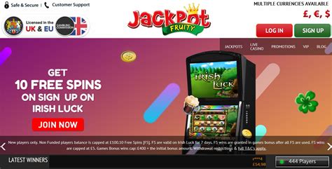 Jackpot Fruity Casino Paraguay