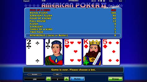 Jocuri Cu American Poker Gratis