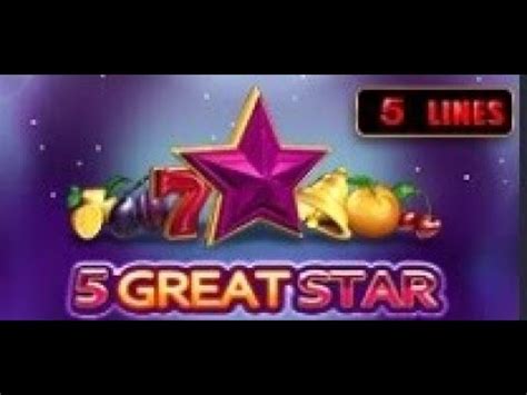 Jogar 5 Great Star Com Dinheiro Real