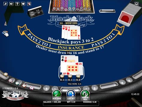 Jogar Black Jack Atlantic City Sh Com Dinheiro Real