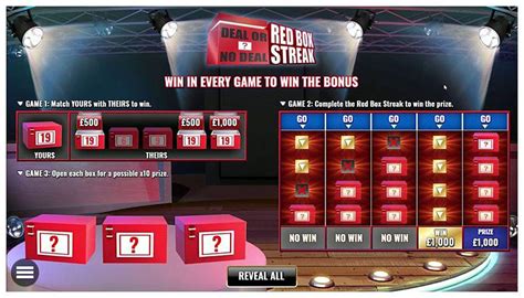 Jogar Deal Or No Deal Red Box Streak No Modo Demo