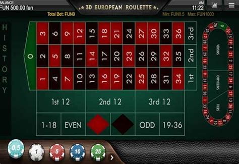 Jogar European Roulette 3d Advanced Com Dinheiro Real