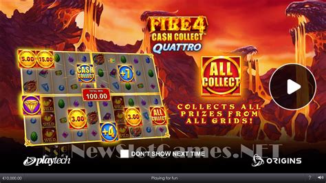 Jogar Fire 4 Cash Collect Quattro Com Dinheiro Real