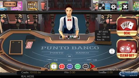 Jogar Punto Banco 3d Dealer No Modo Demo