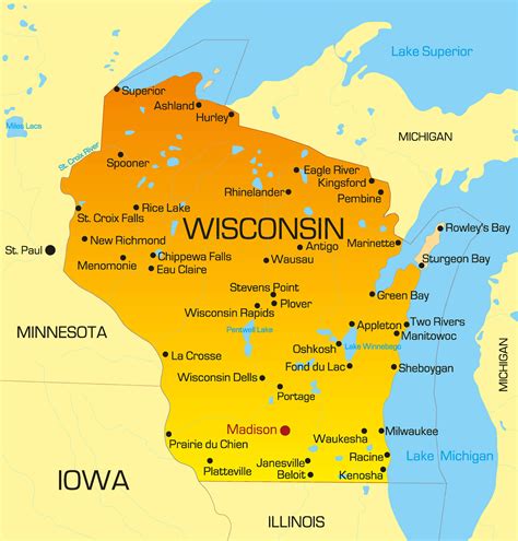 Jogo De Wisconsin Mapa