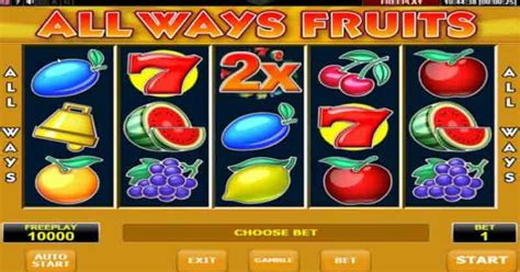 Jogue All Ways Fruits Online