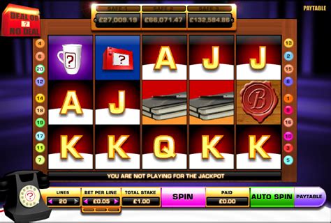 Jogue Deal Or No Deal Slot Online