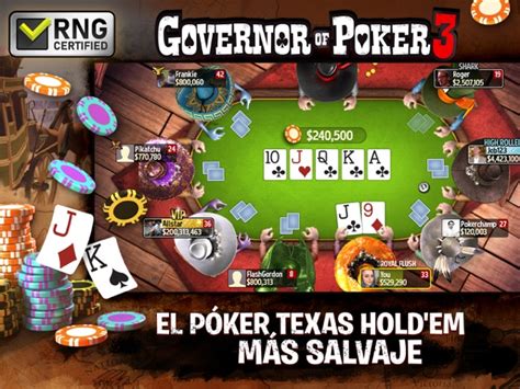 Juego Governador Del Poker 3