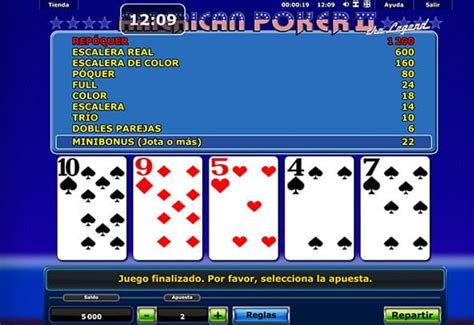 Jugar American Poker 2 Gratis