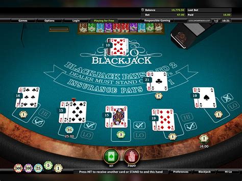 Jugar Blackjack Gratis En Linea