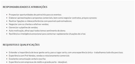 Junior Slots Assistente De Descricao De Trabalho