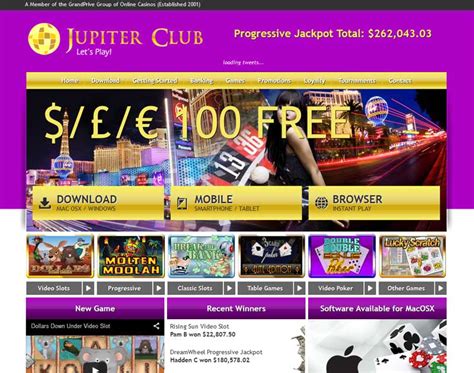 Jupiter Club Casino Login