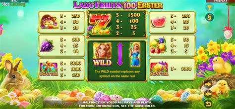 Lady Fruits 100 Easter Betway