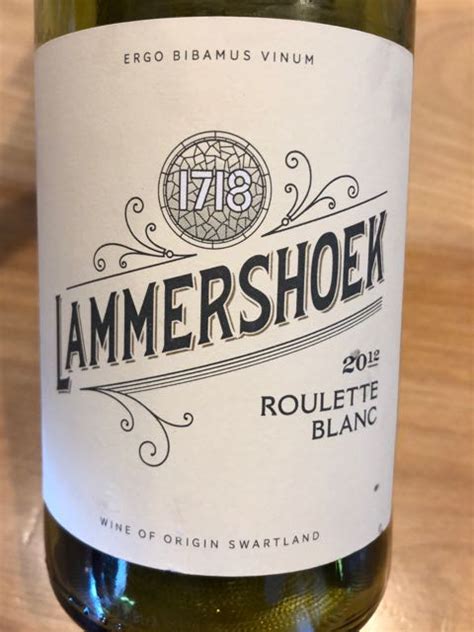 Lammershoek Roleta Blanc