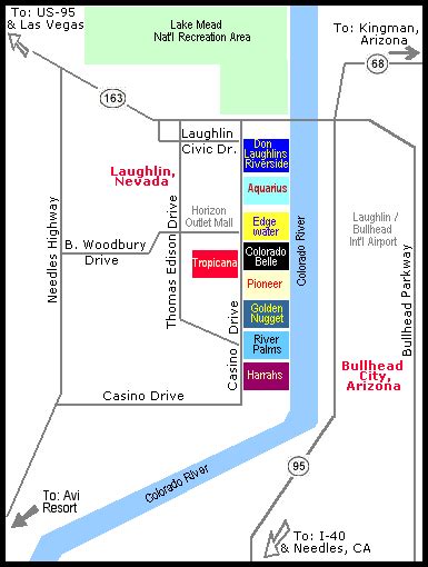 Laughlin Nv Casinos Mapa