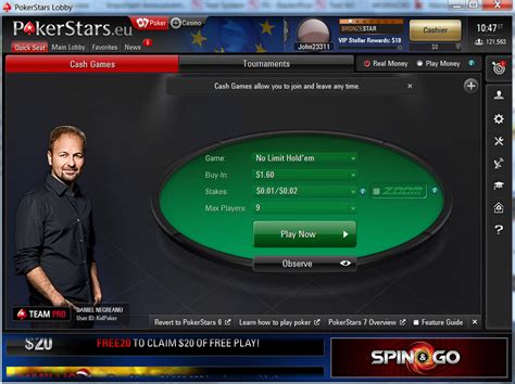 Lobby Pokerstars Sempre No Topo