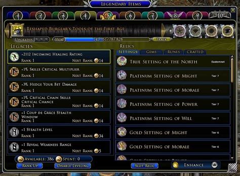 Lotro Lendario Slot Para Desbloquear