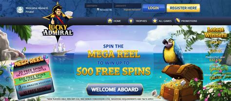 Lucky Admiral Casino Codigo Promocional