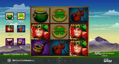 Lucky Leprechaun Scratch Bet365