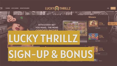 Lucky Thrillz Casino Bonus