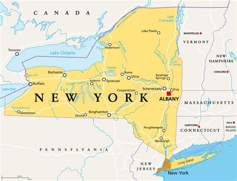 Mapa De Cassinos Indigenas Do Estado De Nova York