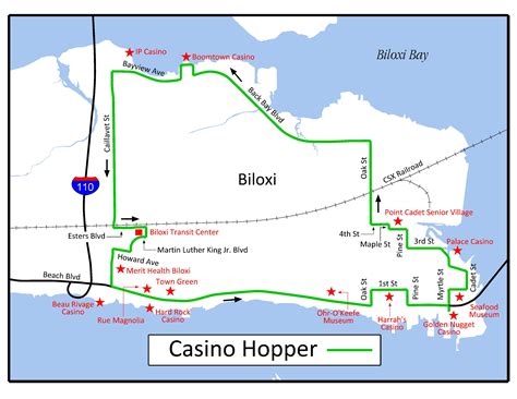 Mapa De Todos Os Casinos Em Biloxi Ms