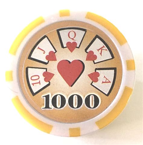 Marca De 1000 Fichas De Poker